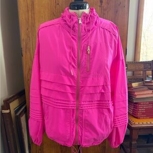 Free People Movement Neon Pink Windbreaker Size L